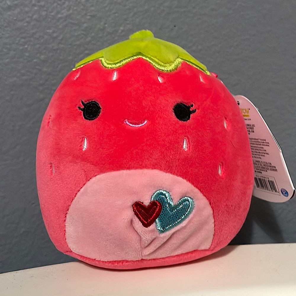 5” strawberry Squishmallow plush (Scarlet)